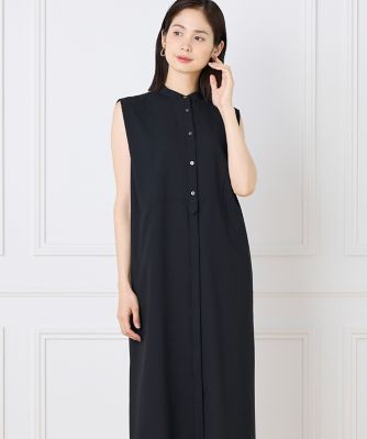＜INED (Women)＞《ＷＥＢ限定》ノースリーブシャツワンピース（７１５２１２１０１８）