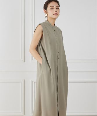 《ＷＥＢ限定》ノースリーブシャツワンピース（７１５２１２１０１８）