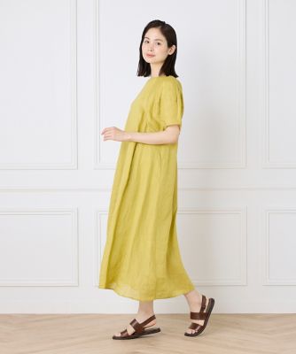 《ＷＥＢ限定》ボリュームスリーブリネンワンピース（７１５２１２１０１９）