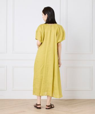 《ＷＥＢ限定》ボリュームスリーブリネンワンピース（７１５２１２１０１９）