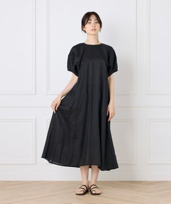 《ＷＥＢ限定》ボリュームスリーブリネンワンピース（７１５２１２１０１９）