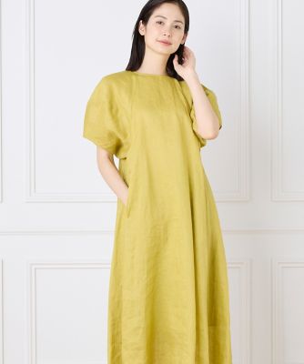 《ＷＥＢ限定》ボリュームスリーブリネンワンピース（７１５２１２１０１９）