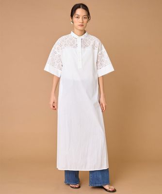 TICCA レースハーフスリーブシャツワンピース TBES－102