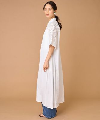 TICCA レースハーフスリーブシャツワンピース TBES－102