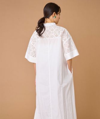 TICCA レースハーフスリーブシャツワンピース TBES－102