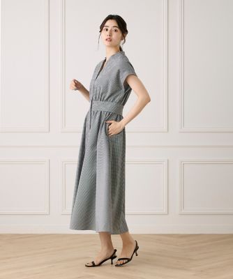 【大人気】SANDRO ウエストギャザー ワンピース 4fb0dd1510ab8cb2ad3ae36ad7a6fc