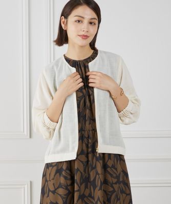 ＜INED (Women)＞《ＷＥＢ限定》メッシュブルゾン（７１５２１４４０１５）