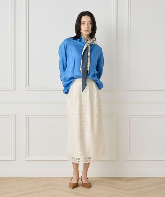 タックレーススカート（７１５２１５２０２３）