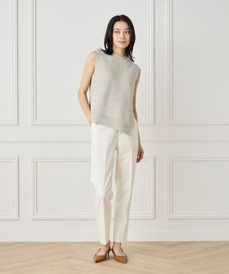 希少✨エンフォルド　アシンメトリー立体パターンケーブルニットプルオーバー 近年 希少✨エンフォルド アシンメトリー立体パターンケーブルニットプル