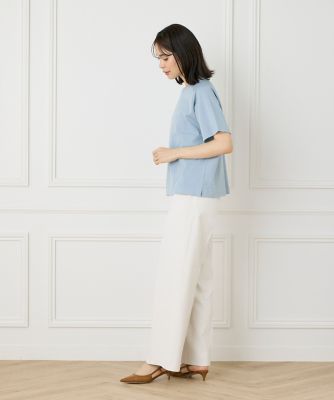 《ＷＥＢ限定》Ｔシャツ風プルオーバーサマーニット（７１５２１７００２９）