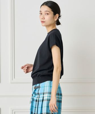 《大きいサイズ》フレンチスリーブニットプルオーバー（７１５２１７０８２１）
