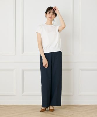《大きいサイズ》フレンチスリーブニットプルオーバー（７１５２１７０８２１）