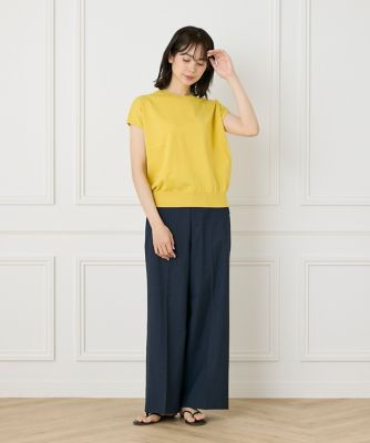 《大きいサイズ》《ＷＥＢ限定》フレンチスリーブサマーニット（７１５２１７０８２８）