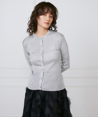 メタリックヤーンカーディガン《ｌａ　ｖｅｉｌｌｅ　ｂｙ　ＳＵＰＥＲＩＯＲ　ＣＬＯＳＥＴ》（７１５２１７８９０７）