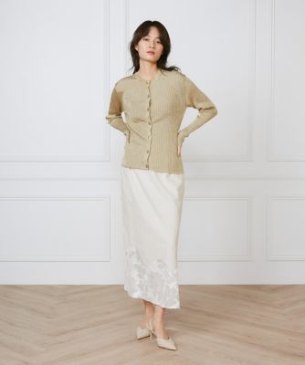 メタリックヤーンカーディガン《ｌａ　ｖｅｉｌｌｅ　ｂｙ　ＳＵＰＥＲＩＯＲ　ＣＬＯＳＥＴ》（７１５２１７８９０７）