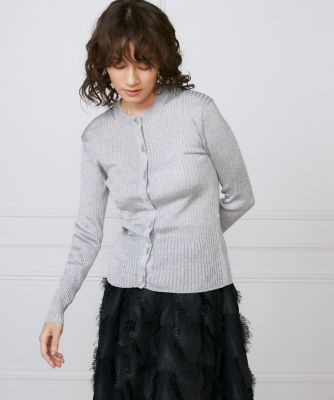 メタリックヤーンカーディガン《ｌａ　ｖｅｉｌｌｅ　ｂｙ　ＳＵＰＥＲＩＯＲ　ＣＬＯＳＥＴ》（７１５２１７８９０７）