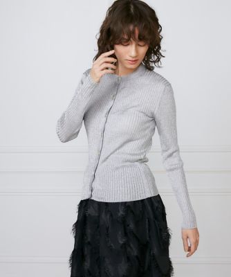 メタリックヤーンカーディガン《ｌａ　ｖｅｉｌｌｅ　ｂｙ　ＳＵＰＥＲＩＯＲ　ＣＬＯＳＥＴ》（７１５２１７８９０７）