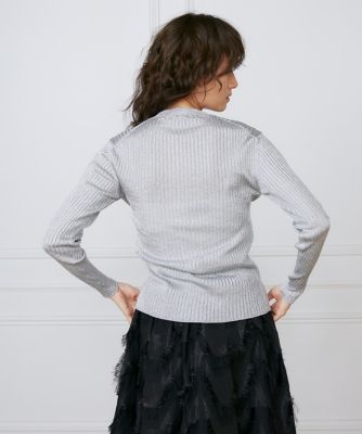 メタリックヤーンカーディガン《ｌａ　ｖｅｉｌｌｅ　ｂｙ　ＳＵＰＥＲＩＯＲ　ＣＬＯＳＥＴ》（７１５２１７８９０７）