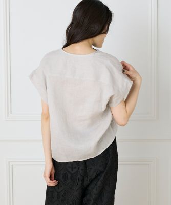 リネンスキッパーブラウス（７１５２１８２０３１）