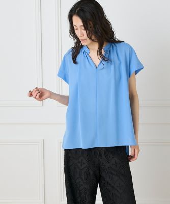 キーネックブラウス（７１５２１８２０３５）
