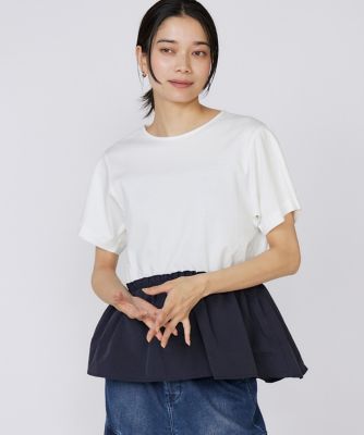 ドッキングペプラムカットソー（７１５２１９００２１）