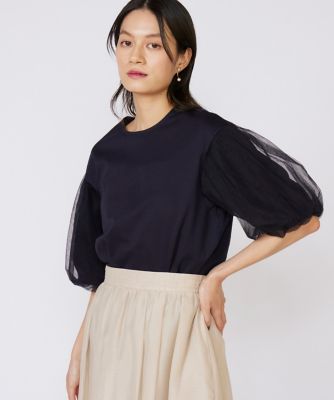 袖チュールカットソー（７１５２１９００２２）