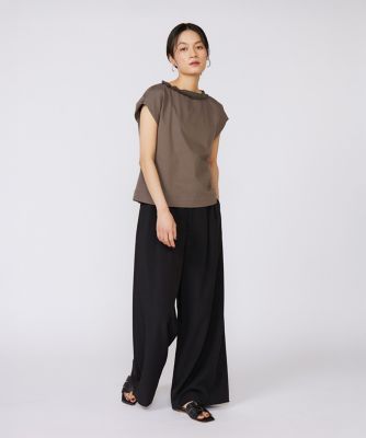 【週末価格】完売品　ほぼ未使用　overE ダブルフリルカットソー 週末価格】完売品 ほぼ未使用 overE ダブルフリルカットソー レディース