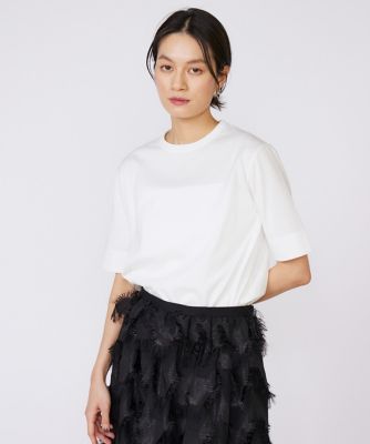 INED (Women)/イネド サイドスリットデザインＴシャツ（７１５２１９００２９）