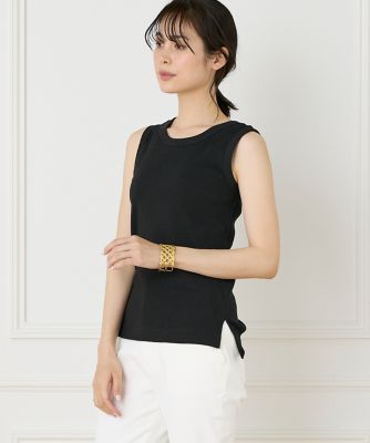 コットンリブタンクトップ《ＹＶＯＮ》（７１５２１９０１３１）