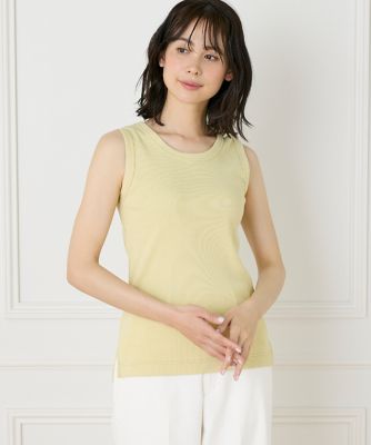 コットンリブタンクトップ《ＹＶＯＮ》（７１５２１９０１３１）