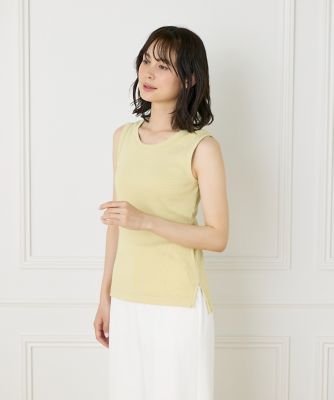 コットンリブタンクトップ《ＹＶＯＮ》（７１５２１９０１３１）