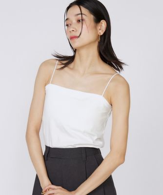 ＜INED L (Women/大きいサイズ)＞《大きいサイズ》カップ付きキャミソール（７１５２１９０８２４）