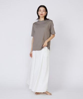 《大きいサイズ》サイドスリットデザインＴシャツ（７１５２１９０８２９）