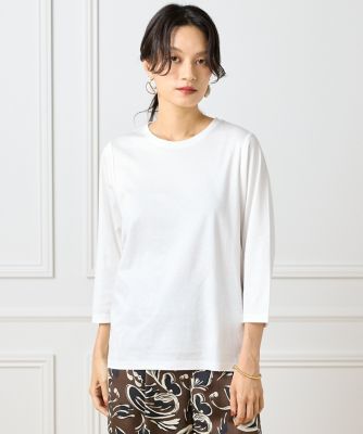 ＜INED L (Women/大きいサイズ)＞《大きいサイズ》ワイドスリーブコクーンカットソー（７１５２１９０８４０）