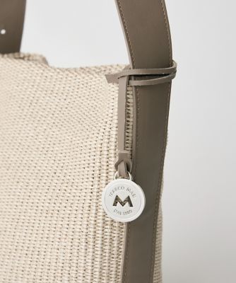 《ＦＡＶＯＲＩＴＥ》ラフィア風ワンハンドルバケツバッグ《ＭＡＲＣＯ　ＭＡＳＩ》（７１５２２０１３１０）