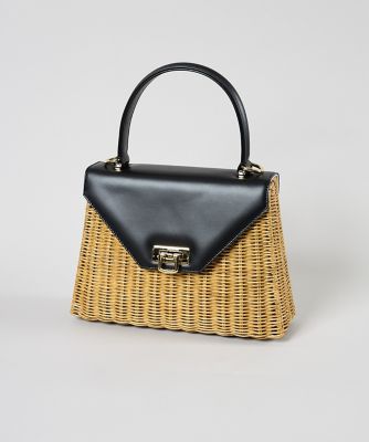 ＜SUPERIOR CLOSET (Women)＞Ｃａｐａｆ　ラタンショルダーバッグ（７１５２２０１３２０）