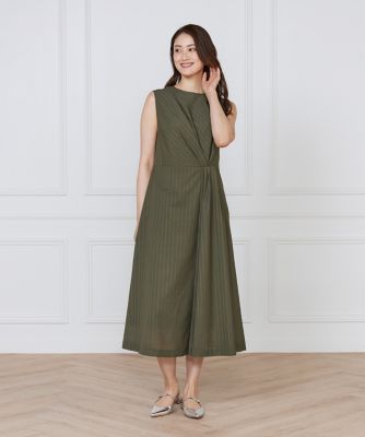 ウエストタックワンピース（7153121004） | INED (Women