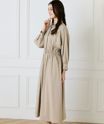 バンドカラーワンピース（7153121006） | INED (Women