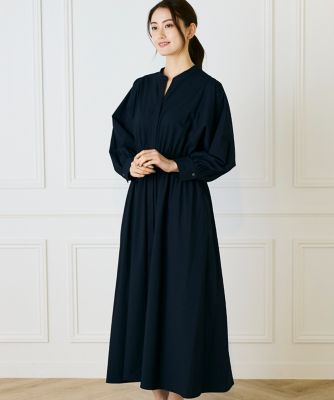 バンドカラーワンピース（7153121006） | INED (Women