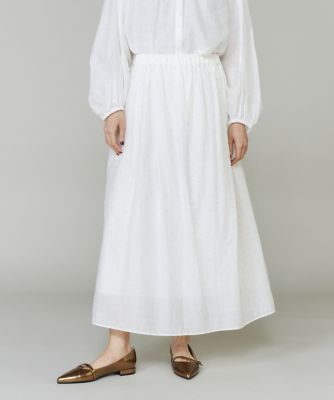 ＜INED (Women)＞ラメドットタックスカート（７１５３１５２００６）