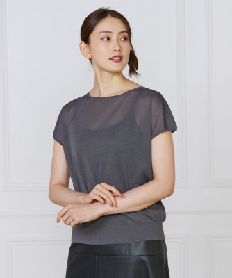 INED (Women)/イネド フレンチスリーブニット(7153170010) 13グレー トップス【三越伊勢丹/公式】