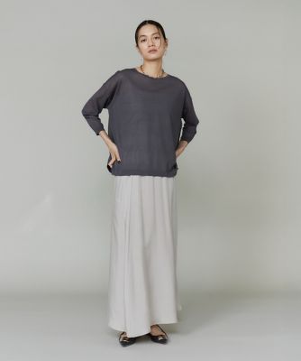 【新品タグ付き】ボートネックワイドスウェット セール】ボートネックスウェット / boat neck sweat ショート丈