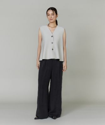 INED【上質】お盆大特価イネドミラノリブニットジレ26,000円がお得 ミラノリブニットジレ（7153179024） | INED (Women)/イネド