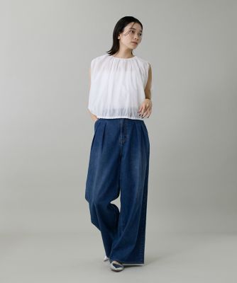 スリットスリーブブラウス（7153182002） | INED (Women 