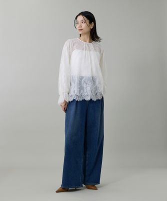 レースブラウス（7153182004） | INED (Women)/イネド