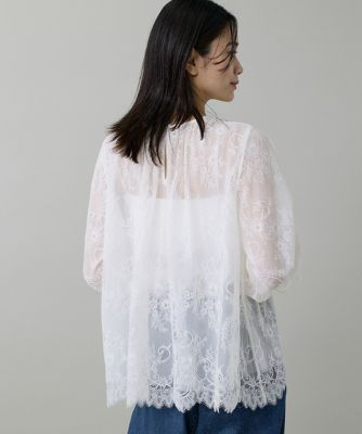レースブラウス（7153182004） | INED (Women)/イネド