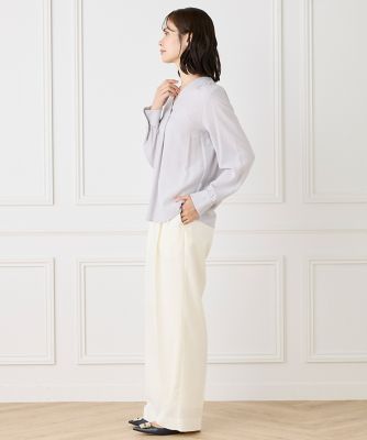 Vネックブラウス（7153182010） | INED (Women)/イネド 