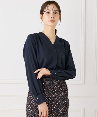 Vネックブラウス（7153182010） | INED (Women)/イネド