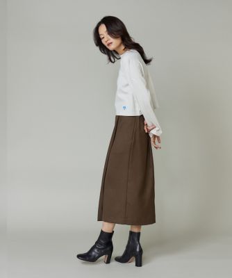 BFJ＿SHORT BOAT NECK ボートネックショート丈