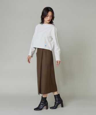 BFJ＿SHORT BOAT NECK ボートネックショート丈